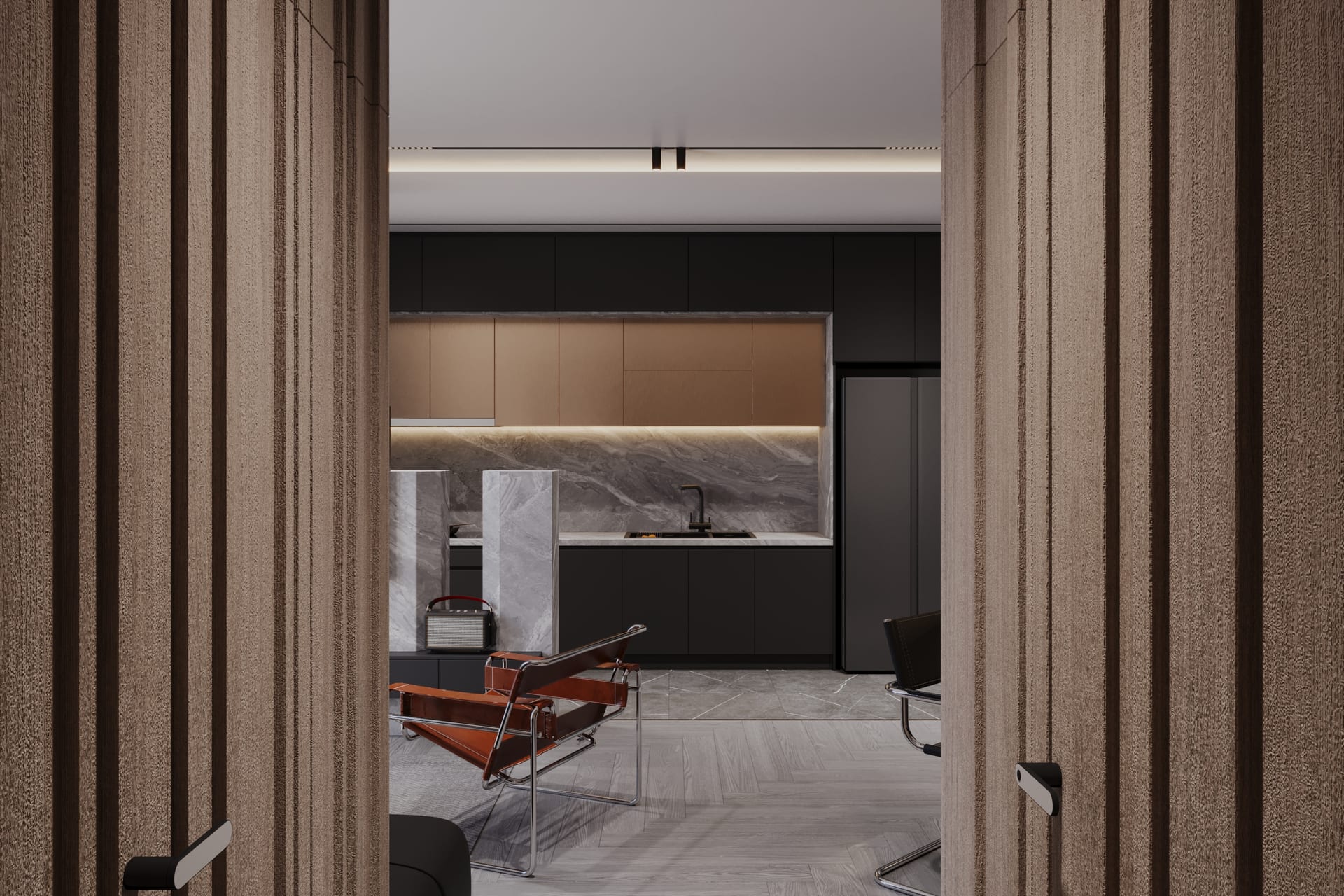 Clean finish work on remodeling project